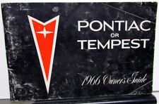 1966 Pontiac GTO Tempest LeMans Catalina Bonneville Owners Manual Original picture
