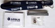 LOTof4 AIRBUS Helicopter LANYARD NECKSTRAP/GLASSES CLOTH/PIN/BAND Eurocopter picture