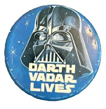 Star Wars Darth Vader Lives Pin Button Badge RARE Original 1977 Vintage Pinback picture