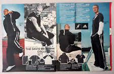 2005 David Beckham for Adidas 2 Pages Catalog Magazine Print Ads picture