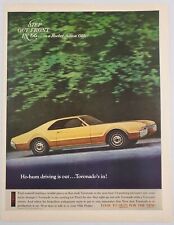 1966 Print Ad Oldsmobile Toronado 2-Door Car Rocket Action Olds picture