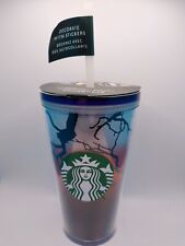 Starbucks Halloween 2022 Raven’s Perch Glow In Dark 16 oz Tumbler+Stickers New picture