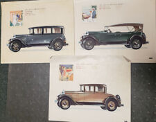1930's PACKARD Standard Eight Sales BROCHURE Booklet Dealer Color Prints picture