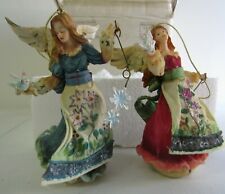 Two Angel Ornaments Blessed By Missionary Oblates NIB picture