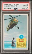 1963 Topps Astronauts 3D # 5 Recovery Training PSA 8 NM-MT picture