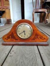 Wooden Antique Clock Watch Rose Wood, Clock Not Working Needs Repair, Home Decor picture