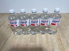 Crystal Pepsi Clear 5 Bottles new sealed Cola FULL 20oz LIMITED EDITION CANADA picture