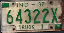 Vintage 1982 INDIANA  License Plate - Crafting Birthday MANCAVE slf picture