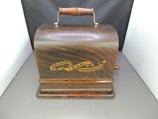 Vintage Edison Gem Cylinder Phonograph Oak Table Top (20253-CLO-MNM) picture
