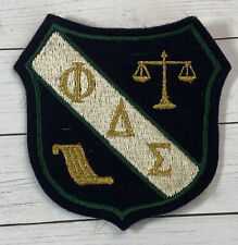 Vintage PHI DELTA SIGMA Fraternity Patch 1950’s picture