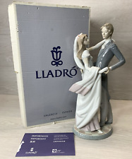 LLADRO - I love You Truly Dancing Couple 1528 Porcelain Figurine w Box Flaw picture