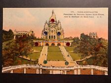 Postcard Paris France - Montmartre Sacré-Cœur Basilica Embellished with Sequins picture