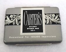 Vintage Carter's Silent Stamp Pad Size 0 (Black) - Excellent Condition picture