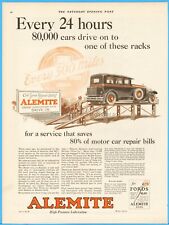 1926 Alemite Ford Lubrication Drive In Grease Zerk Bassick Chicago Motor Car Ad picture