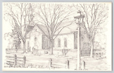 Postcard Bruton Parish Church, Williamsburg, Virginia picture