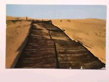 The Old Plank Road  American Sahara Between Yuma And Imperial Valley Postcard picture
