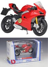 Bburago 1:18 DUCATI Panigale v4  MOTORCYCLE Bike Collection Model Toy Gift picture