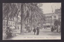FRANCE 1911, Postcard, Toulon - Liberty Square, sent to Denmark picture
