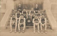 RPPC Ludlow,VT Black River Academy Basketball Team 1926-27 Windsor County picture