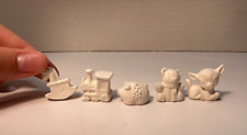 Miniature Collection Figurines Vintage,Train,Dear,Bear,Horse,Piggy, Ceramic picture