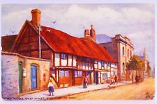 Raphael Tuck & Sons Postcard Stratford On Avon Sheep Street Houses Architecture picture