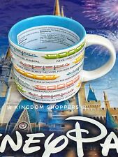 2024 Disney Parks Monorail Please Stand Clear Of The Doors Blue Coffee Mug NWT picture