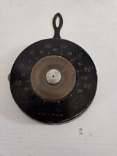 Vintage Metal FRYING PAN Thermometer Cooper Advertising picture