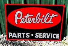 LG.18x36 PETERBILT PARTS SERVICE SIGN Dealership Shop Garage KENWORTH Trucking  picture