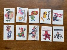 COMPLETE SET OF 10 2013 TOPPS WACKY PACKAGES 10TH SERIES 10 TATTOOS CHOPS AHOY + picture