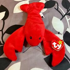 Ty Beanie Baby Original 1993 “Pinchers” The Lobster #4026 PVC Pellets Tag Errors picture