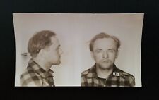 1943 Westfield Police Dept Detective Bureau ARREST PHOTO ~ Massachusetts Drunk picture