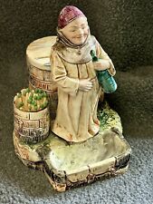 German/French? Majolica Figural Match Safe picture
