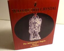 BEAUTIFUL MILLENNIUM WATERFORD CRYSTAL HOPE ANGEL 1ST EDITION WITH BOX & BOOKLET picture