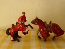 Schleich Jousting Horse and Papo Jousting Horse - Beautiful picture