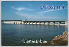 Table Rock Dam on the White River, Branson MO Missouri Continental Postcard picture