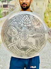 Engraved Viking Shield-Authentic Replica for Costumes and Display-Norse Designs picture