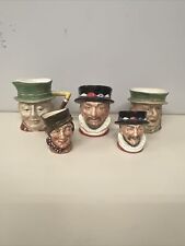 Lot of 5 Toby Jugs - Beefeater,  Sam Weller,  Tony Weller, Mr. Micawber, picture