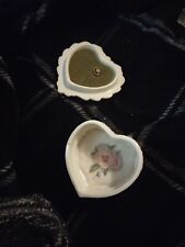 Heritage House The Celebration Of Love Trinket Heart Music Box Fine Porcelain picture