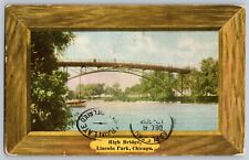 Postcard 1908 High Bridge Lincoln Park Chicago Illinois C16 picture