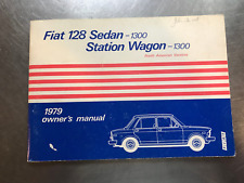 Vintage, 1979, Fiat 128,  Owners Manual picture