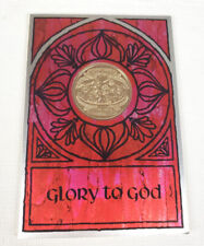 Vintage 1971 Franklin Mint Christmas Token Glory To God picture