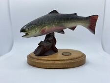 Jennings Decoy Co. Vintage BROOK TROUT Fish Collectible Home Decor Cabin Lodge picture