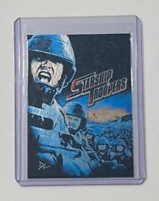 Starship Troopers Platinum Plated Artist Signed “Everyone Fights” Card 1/1 picture