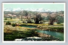 Trinidad CO-Colorado, Snowy Range, Antique, Vintage Souvenir Postcard picture