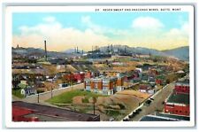 c1930 Never Sweat Anaconda Mines Exterior View Building Butte Montana Postcard picture