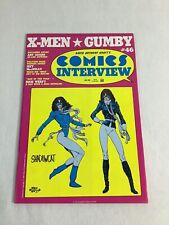 1987 Comics Interview Magazine #46 X-Men Gumby Jeff MacNelly Comic Superheroes  picture