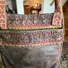 Rare F& I Rev War Scottish Design Hunting Bag Riflemans Leather Pouch picture