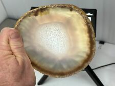 Large Brazilian Agate Slab Slabbing Cabbing Lapidary Carving Collecting picture