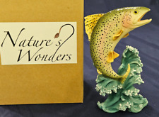 Natures Wonders Rainbow Trout 22510 Fish Statue Figurine Mint In Box picture