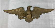 Vintage Sexton American Bald Eagle Cast Metal Wall Plaque Figurine 27” Long USA picture